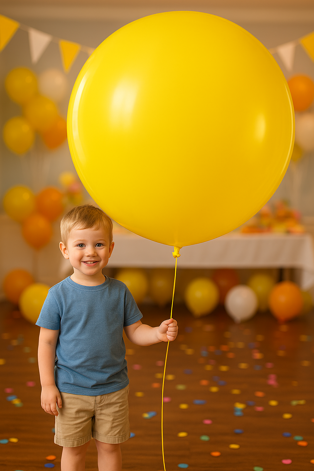 Ballon Géant Jaune – 36 pouces (91 cm)