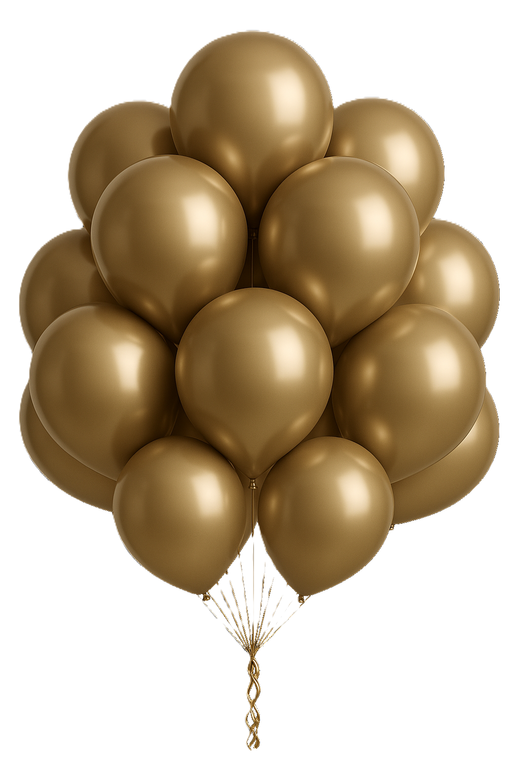 Ballon Métallisé - Champagne Gold